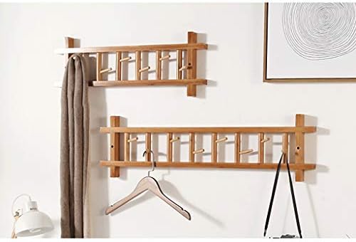 Shipt jednostavan i moderan bambusov vješalica za kuku, TV zidni nosač, zidni spavaća soba Viseća torba za