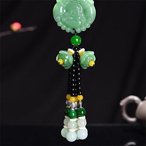 Green Crystal Feng Shui Privjesak za viseće ukrašavanje i jade kopča viseći ukrasi Redview Ogledalo