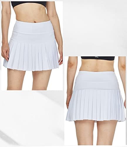Honoursex ženska suknja teniska suknja Nasled golf suknje sa džepovima Skort vježbanja sportski