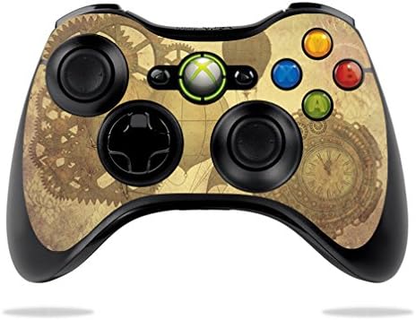 MightySkins koža kompatibilna sa Microsoft Xbox 360 kontrolerom-Steam Punk papir / zaštitni, izdržljivi