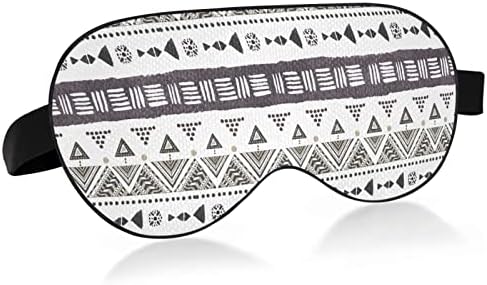 Aztec Navajo Print prozračne maske za spavanje, hladno osjećati poklopac za spavanje očiju za ljetni
