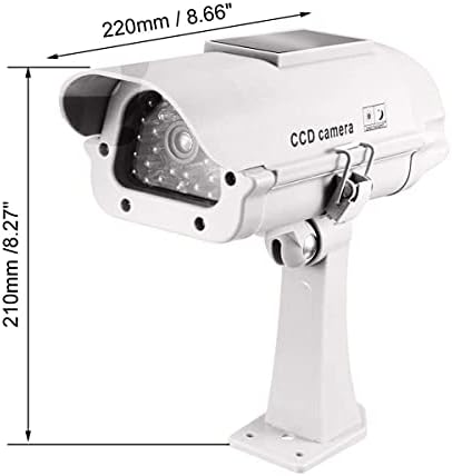 Alfaview Solarno napajanje Bullet Lažna nadzor fotoaparata Sigurnost CCTV Dome kamera sa LED bljeskalicom