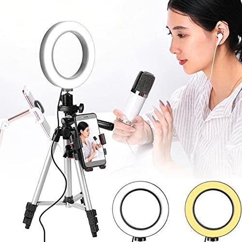 BHVXW Selfie Led prstenasta lampa sa 43-inčnim držačem Postolja za stativ daljinska kamera za fotografiju