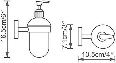 Qinisi Euro Style SOAP & losion Pump za pumpa Zidni sapun za tekući sapun za ruke za kuhinjsko sudoper
