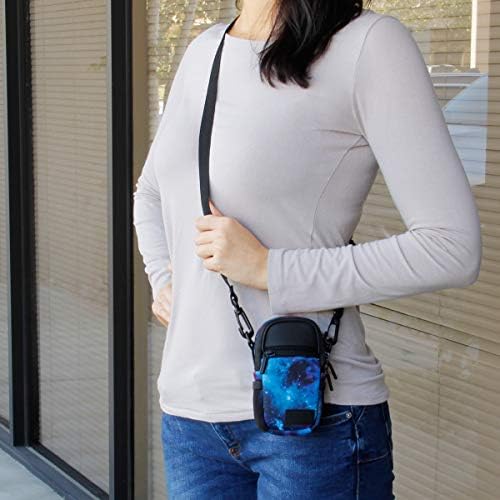 USA Gear Compact točka i snimak fotoaparat Mala digitalna torba za kameru sa džepovima za dodatnu opremu