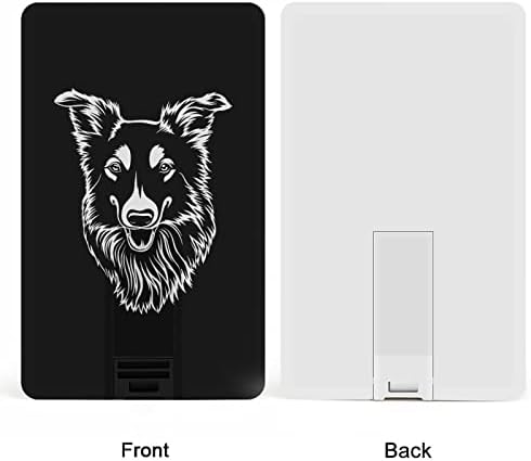 Australian Shepherd Sheltie Dog kreditna kartica USB Flash Personalizirana memorijska stick tipka za pohranu