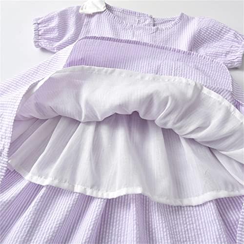 Kagayd ljetna haljina za djevojčice deca deca djevojčice proljeće ljeto čvrsti pamuk kratki rukav princeza haljina