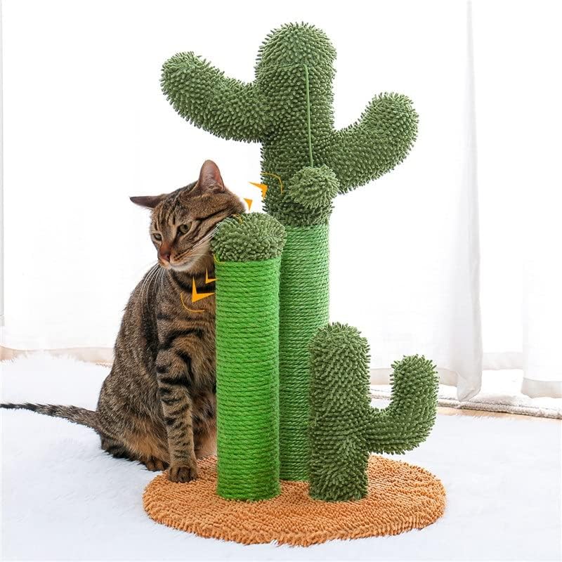 ZLXDP M / L Cactus mačji stub za grebanje sa Sisalnim užetom grebalica za mačke Cactus mlade i odrasle