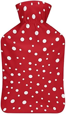 Bijele crvene tačke za toplu vodu Izdržljiva topla torba za vodu za toplu vodu za kućni krevet