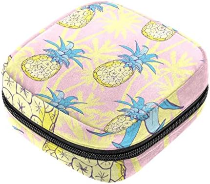 Periodske torbe za školu, sanitarnu vrećicu za pohranu sa ubrusom za ženstvene jastučiće, ananas i