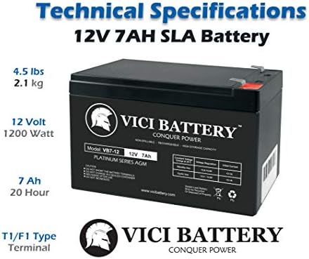 SIGMASTEK SP12-7.5 Kompatibilna zamjena brenda Vici baterije