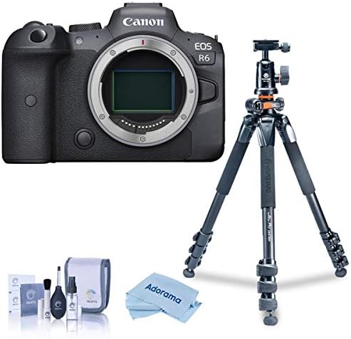 Canon EOS R6 Full-Frame digitalna kamera bez ogledala, Crna-paket sa stativom