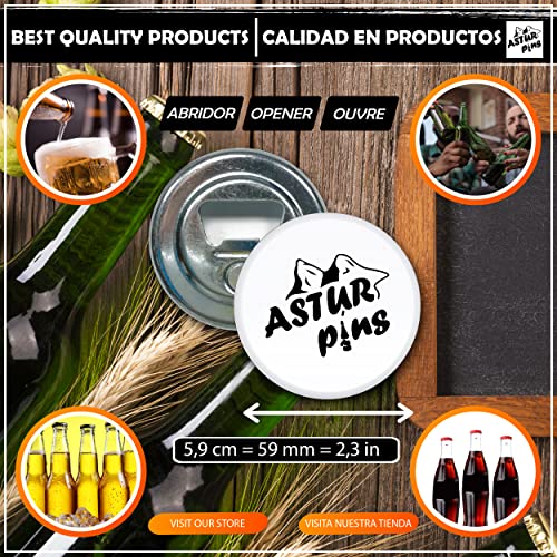 Astur Pins - Otvarač za boce Štit Choachi - Kolumbija - Kolumbija - Četveni za pivo, originalni pokloni,