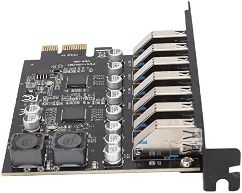 7 portova PCIe do USB 3.2 čvorišta, PCIe Expansion Card, 5Gbps Vanjski kontroler PCI Express Extender