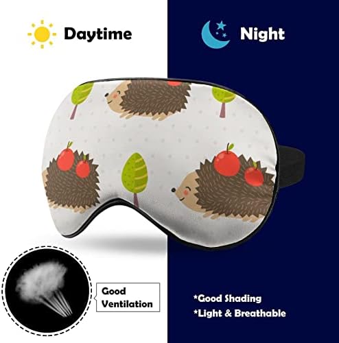Ježa Mekana maska ​​za mekana oka Prekrijte efektivno sjenilo za sjenčanje, udobna maska ​​za spavanje