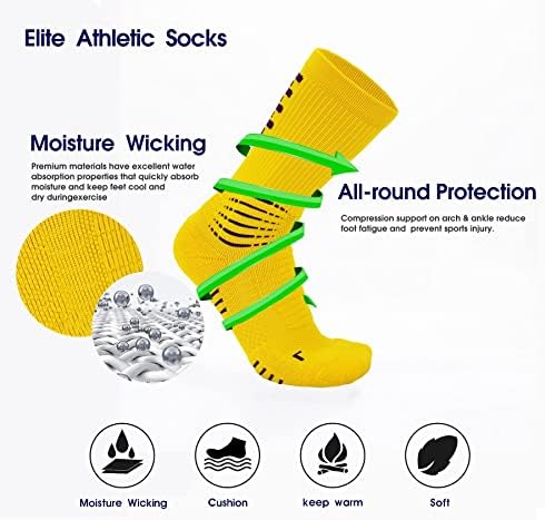Keskale elitne košarkaške čarape, jastuk posada atletske sportske čarape za kompresiju za muškarce žene mlade