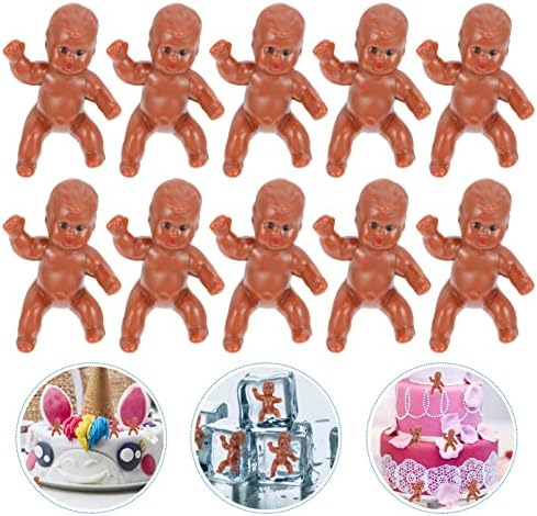 Nuobesty Baby Doll Baby poklon za bebe 30pcs Mini plastične minijaturne figurice za tuš za bebe slatke figurice
