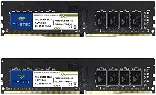 Timetec 32GB KIT DDR4 2133MHz PC4-17000 Non-ECC nebaferovani 1.2 V CL15 2Rx8 Dual Rank 288 Pin