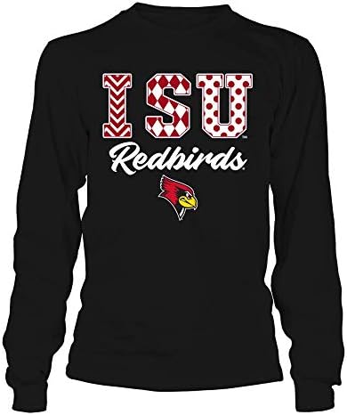 FanPrint Illinois Država Redbirds Majica - uzorkovana slova