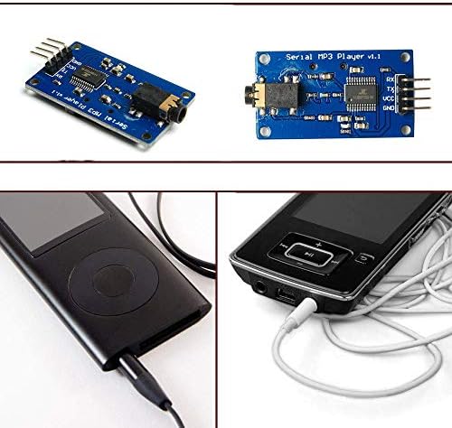Ximimark 1pcs yx5300 mp3 Music Player Module Voice Serial Port Uart upravljački modul sa TF karticom