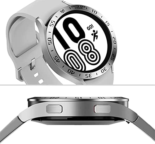 Bxakgg Metal Watch Prsten kompatibilan za galaxy watch4 44 mm Zaštita od ogrebotine Metalni stil