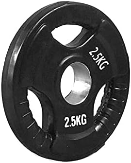 Kkfit crna gumena ploča za težinu sa tri ručke