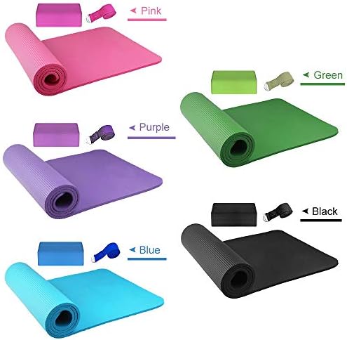 Yoga Mat Anti-Slip yoga mat Yoga Set vježbi za teretanu Yoga Mat blokovi rastezljivi remen Yoga