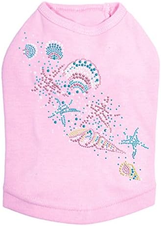 Morske školjke - Pastel - pasa majica, P Pink