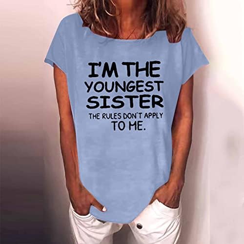 Majice za teen djevojke Žene Smiješne grafike Odštampeni Ležerne prilike kratki pulover s dugim rukavima Klasične