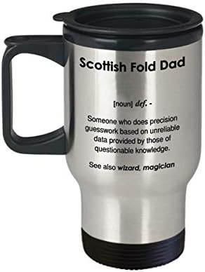Funny Scottish Flow otac Definicija krig za kavu - 14oz putna krigla