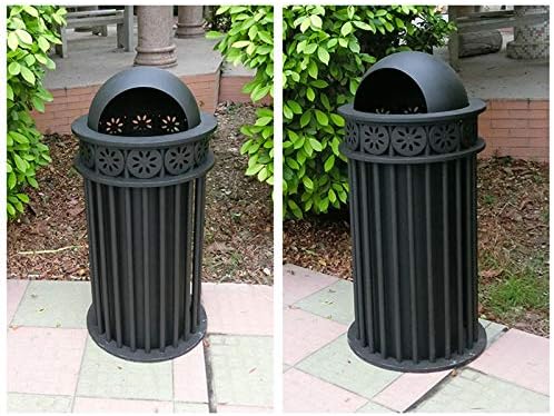 Tomyeus Vanjski smeće Kantu za smeće Vanjski kantu za smeće od 10,5 galona komercijalni ukras otpad za parkove