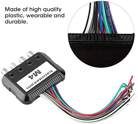 Audio Converter, 4-kanalni auto Stereo Subwoofer High to Low Audio Converter sa pojačalom snage Kontrolna