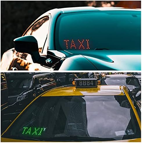 Ysy Taxi znak, LED svjetlo Logo, na prozoru automobila sa DC 6v Auto punjačem Inverter za Rideshare