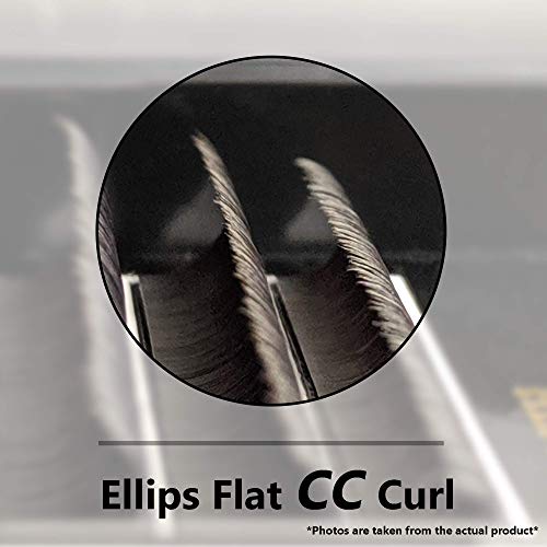 Coco medena traka za trenje za trepavice, Ellips ravni CC CULL [0,15mm], Faux Mink Individualni ekstenzije za