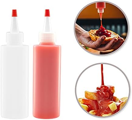 LAKESHORE TRADE 6-pack Premium Plastic Condiment Squirt Squirt boce za umake, boje,ulje, začine,prelive