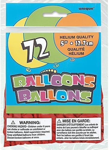 Jedinstvena industrija obični partni lateks baloni, 5 , kraljevski plavi