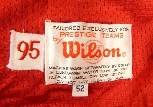 1995 San Francisco 49ers Steve Wallace 74 Igra izdana Crveni dres 52 DP26906 - Neintred NFL igra rabljeni