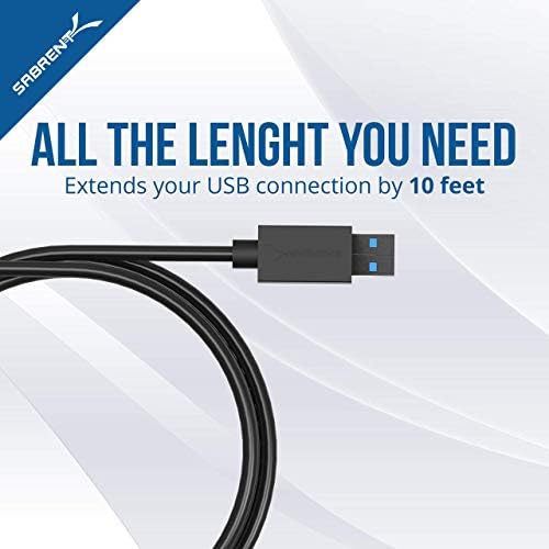 Sabrent USB 3.0 do SATA vanjskog pogona za priključnu stanicu + 22WG 10 stopa USB 3.0 produžni kabel