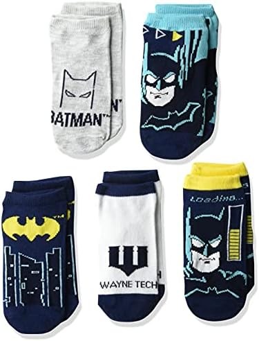 BATMAN Boys 5 paketa kratkih čarapa