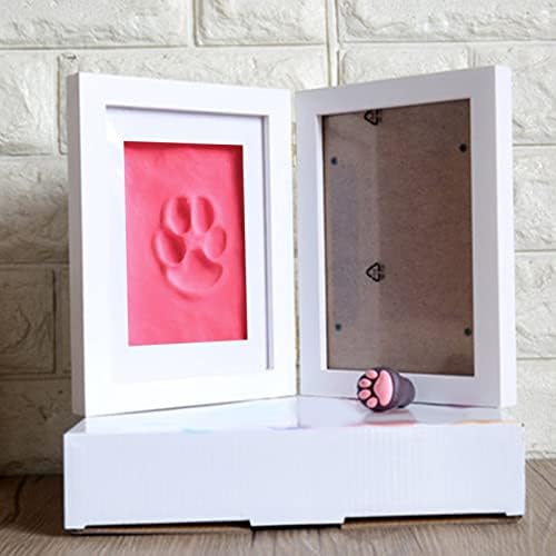 SYH& Aqye Cat Paw Print Pet Keepsake Photo Frame, Paw Print frame Kit sa gline otisak Kit za pse i mačke,