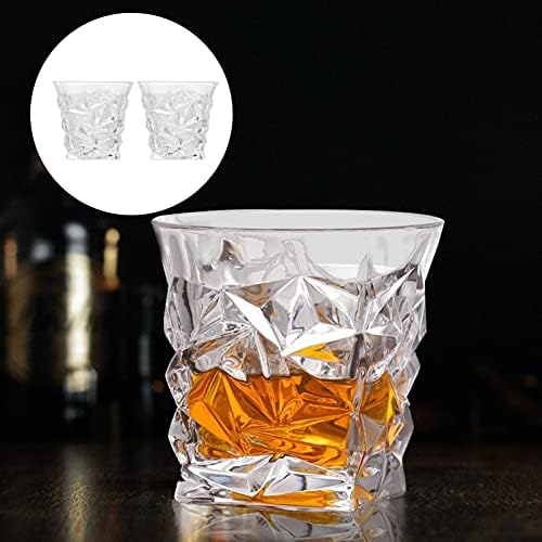 2pcs Whisky Tumbler Whiskey Rocks Crystal Glass Bourbon Rum glass bar Tumbler Whiskey Glass Cola Mug