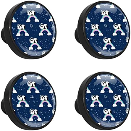 Lagerery dugmad za fioke Rainbow Panda dugmad za ormariće za vrtiće komoda dugmad okrugla dekorativna dugmad