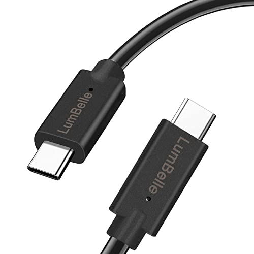 LumBelle 240W Thunderbolt 4 kabel USB C do USB C kabel 4FT 40Gbps Prijenos podataka, 8K displej / dual