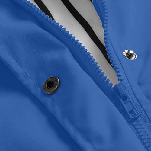 Kišne jakne za žene Vodootporne čvrste boje Windbreaker Sportska odjeća za jaknu s kapuljačom Zip up Crckstring