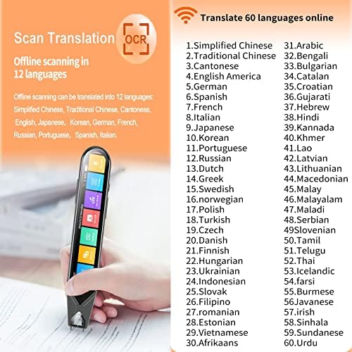 Prevodilac uređaj, prijevod skeniranje Pen za disleksiju tekst na govor, photo Translation, tekst ekstrakt,