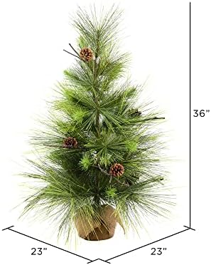 Vickerman 30 Boulder Pine umjetni božićni vijenac, unlind - Faux Pine božićni vijenac - unutarnji