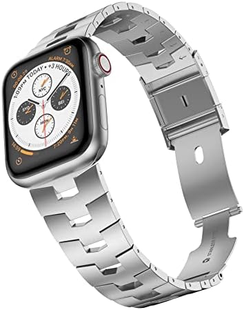 LDFAS kompatibilan za Apple Watch Ultra bend 49mm, odzračeni metalni remen od nehrđajućeg čelika
