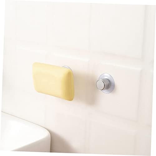 Cabilock 1 Set Magnetni držač sapuna od nehrđajućeg čelika Srebrna kupaonica Pribor za kupaonicu Uzmite kutiju