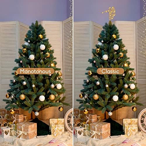 TOPELEV ANGEL CHISTSKI DRVER, 8-inčni zlatni anđeo božićno stablo sa svjetlima, 15 LED toplo bijela