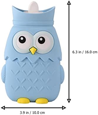 Doitool 2kom grijač za flašu vruće vode Cartoon Owl Prijenosna torba za toplu vodu grijač za ruke zagrijte Refreezable